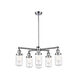 Franklin Restoration Dover 6 Light 27 inch Polished Chrome Chandelier Ceiling Light in Incandescent, Clear Glass, Franklin Restoration