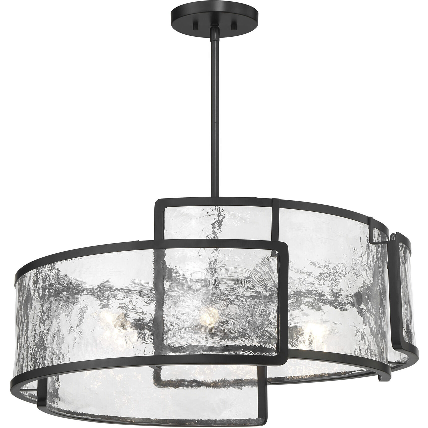 Bella Collina 6 Light 28 inch Coal Pendant Ceiling Light