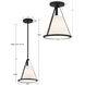 Fulton 1 Light 9.25 inch Black Mini Pendant Ceiling Light