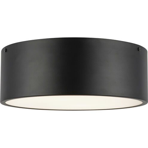 Alora Mood Brisbane 2 Light 12 inch Matte Black Flush Mount Ceiling Light