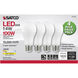 Lumos LED A19 15.50 watt 3000K, 4 PACK Light Bulb 