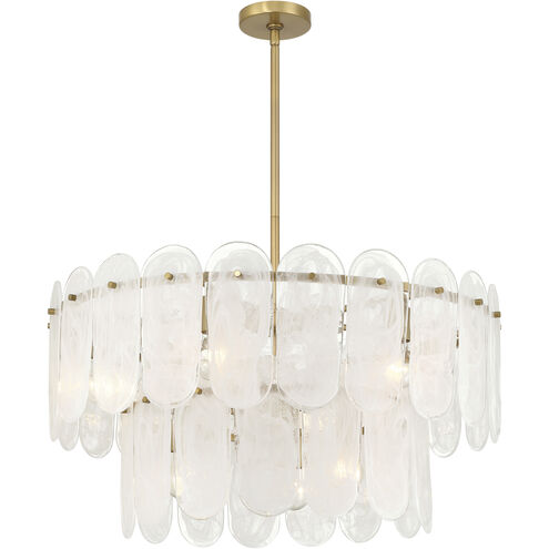 Oldmill 9 Light 30 inch Legacy Brass Pendant Ceiling Light