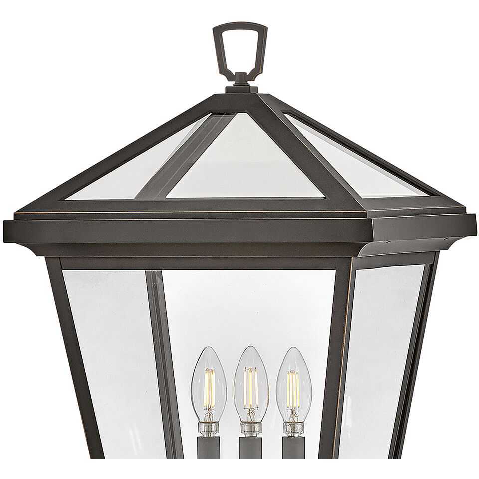 Estate Series Alford Place LED 26 inch Oil Rubbed Bronze Outdoor Post Mount Lantern