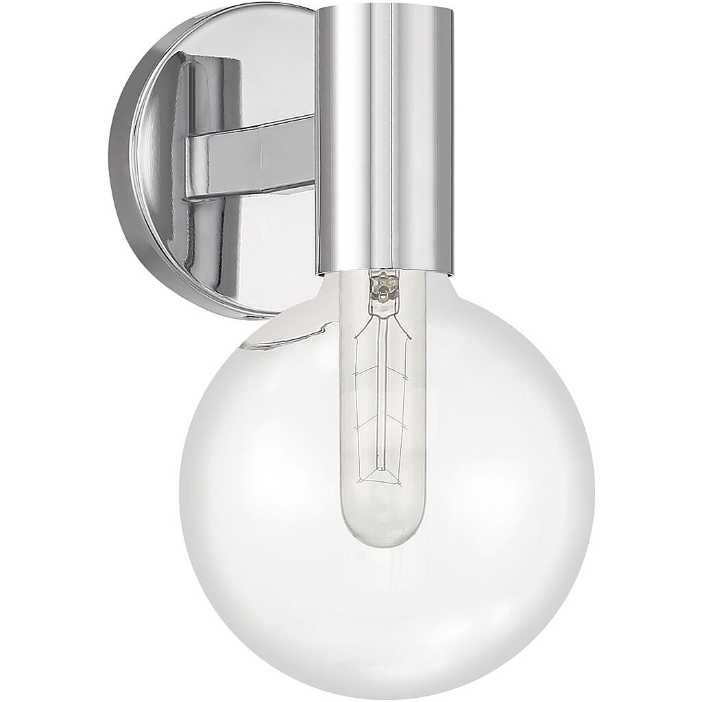 Wright 1 Light 5.75 inch Polished Chrome Wall Sconce Wall Light