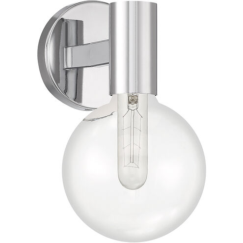 Wright 1 Light 5.75 inch Chrome Wall Sconce Wall Light in Polished Chrome
