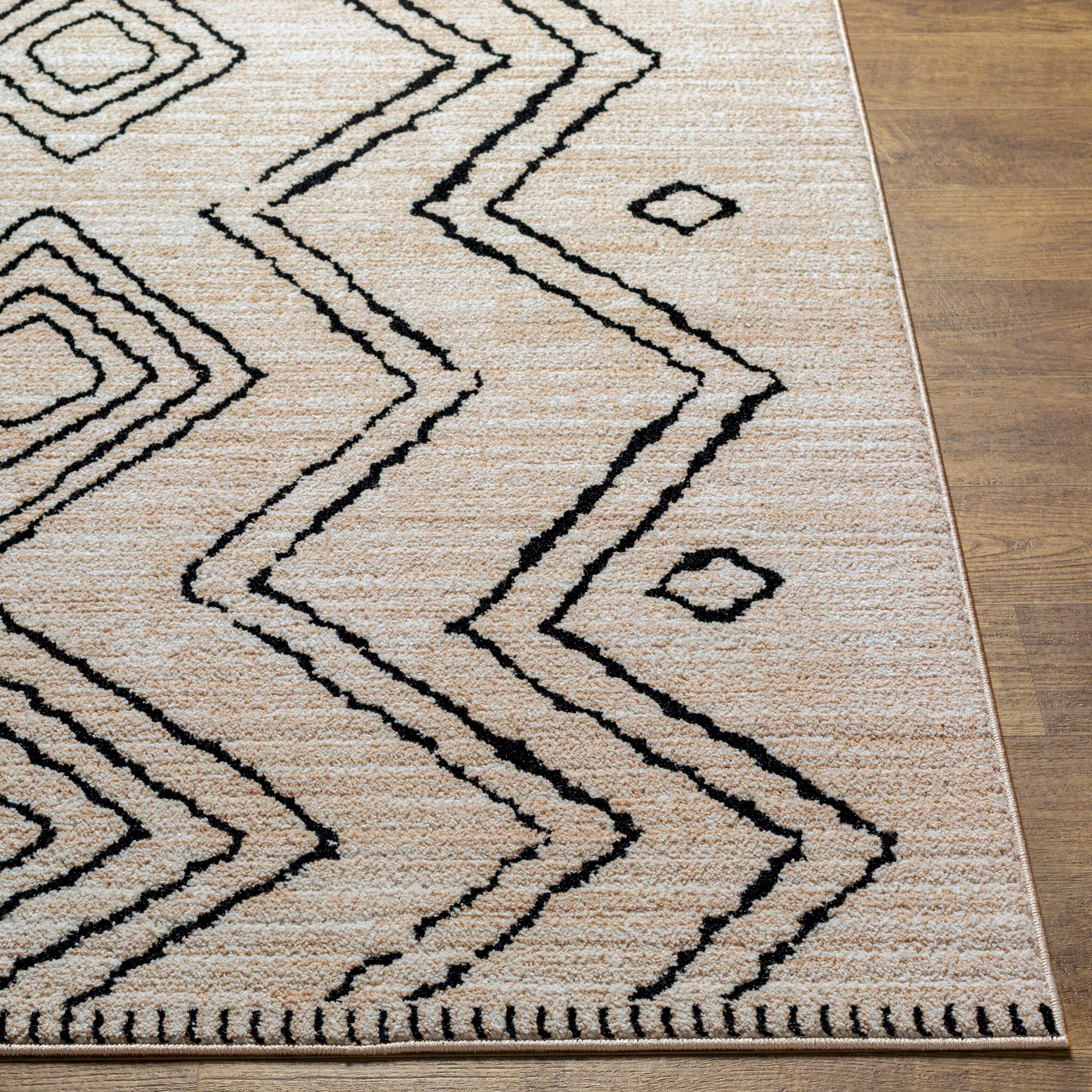 Cozy 84 X 63 inch Light Grey Rug, Rectangle