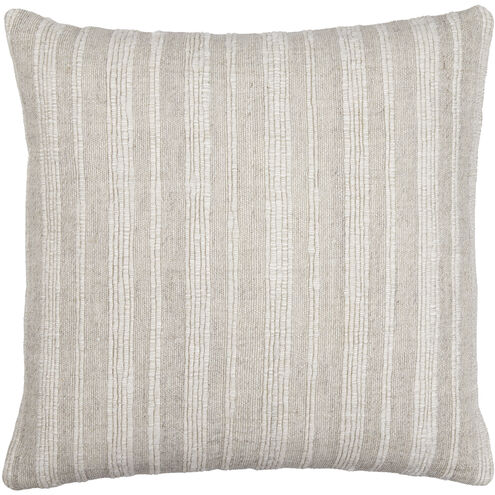 Vermont 18 X 18 inch Taupe/Ivory Accent Pillow