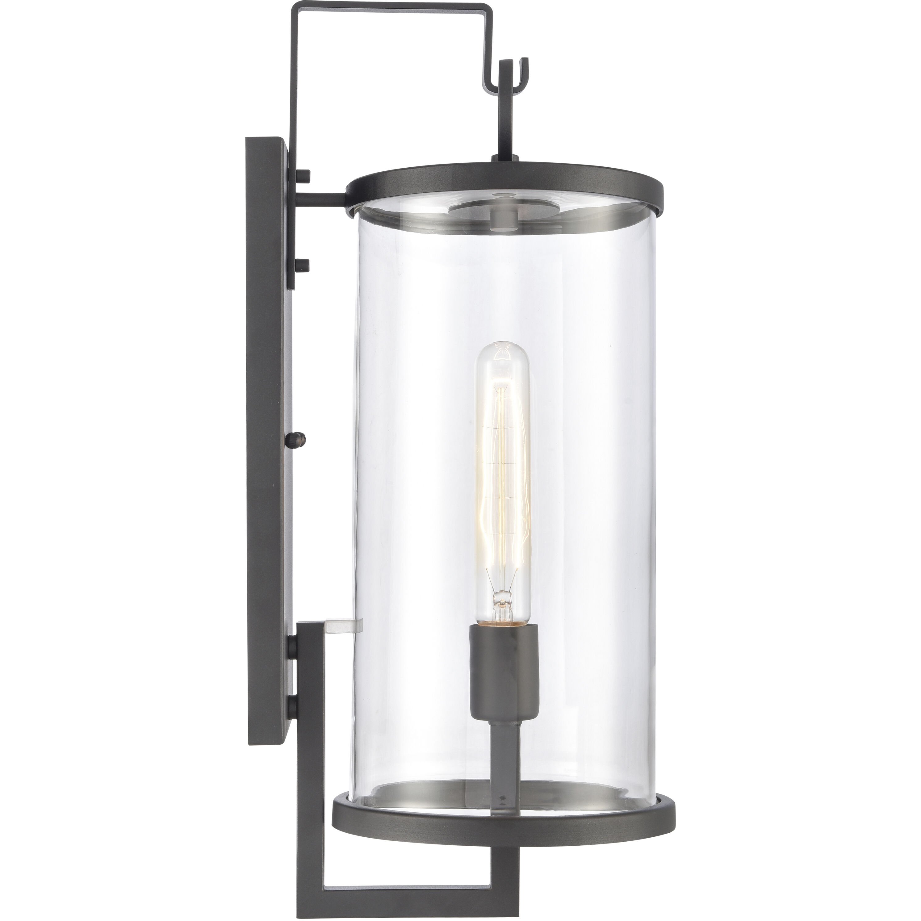 Hopkins 1 Light 20.5 inch Charcoal Outdoor Wall Sconce