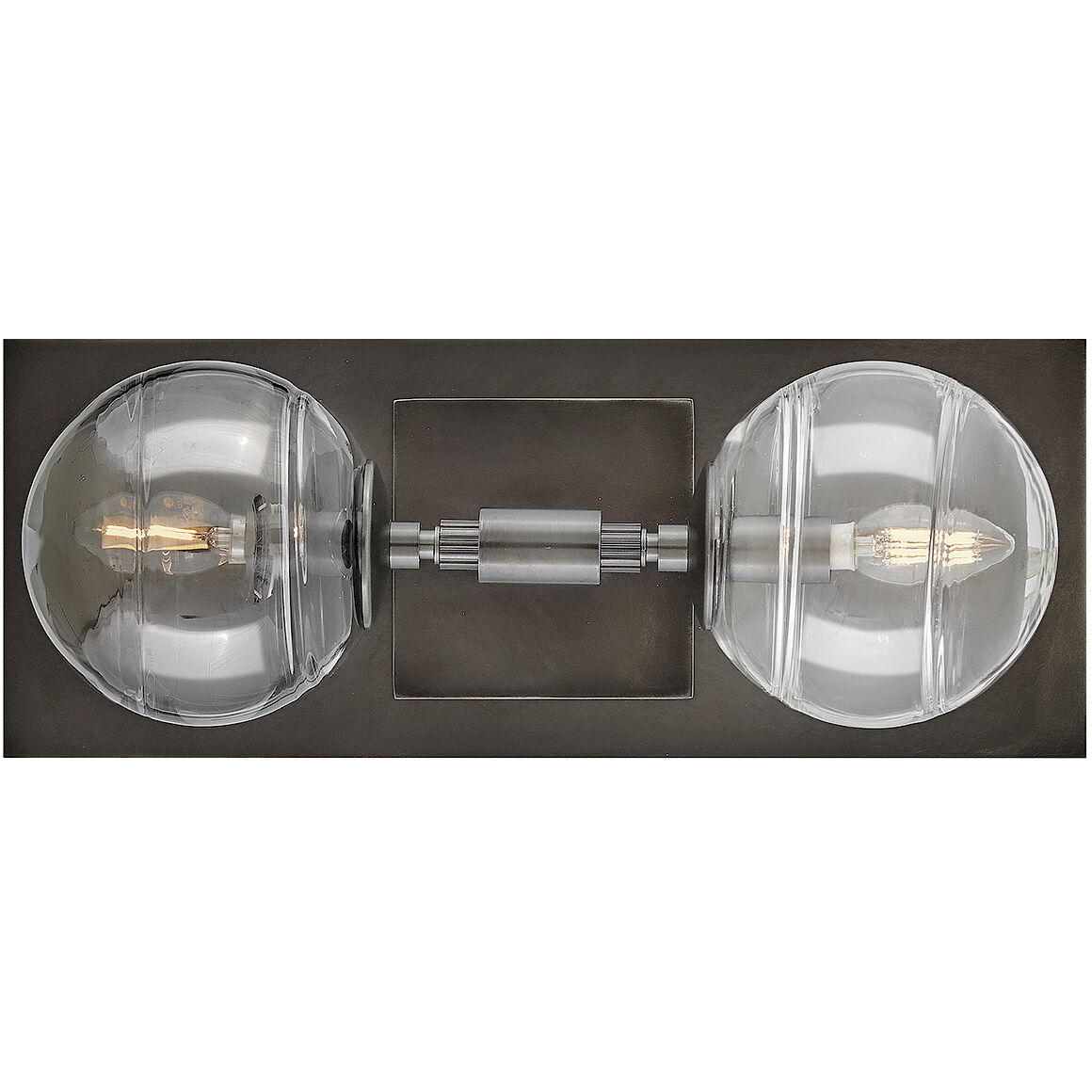 Oberon 2 Light 7 inch Black Oxide Sconce Wall Light