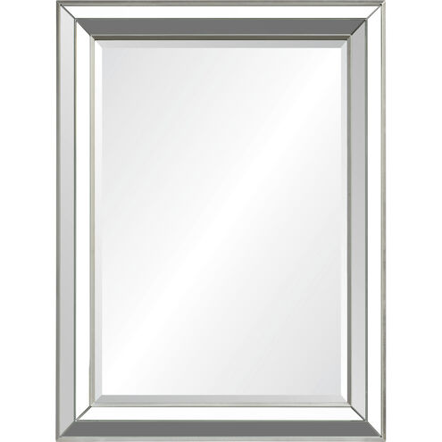 Hawkwell 40 X 30 inch Silver Leaf Wall Mirror