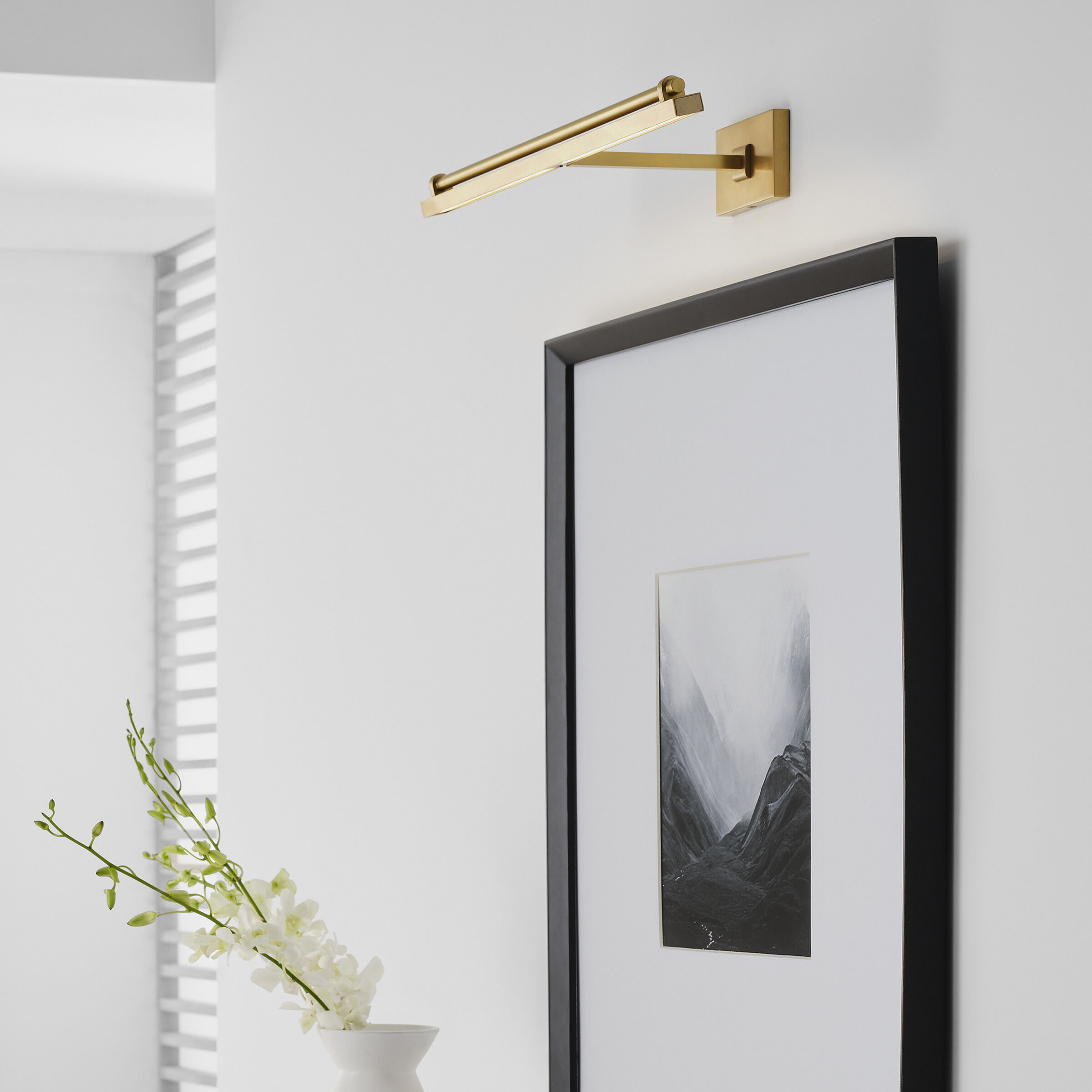 Sean Lavin Kal 19.4 watt 24 inch Natural Brass Picture Light Wall Light