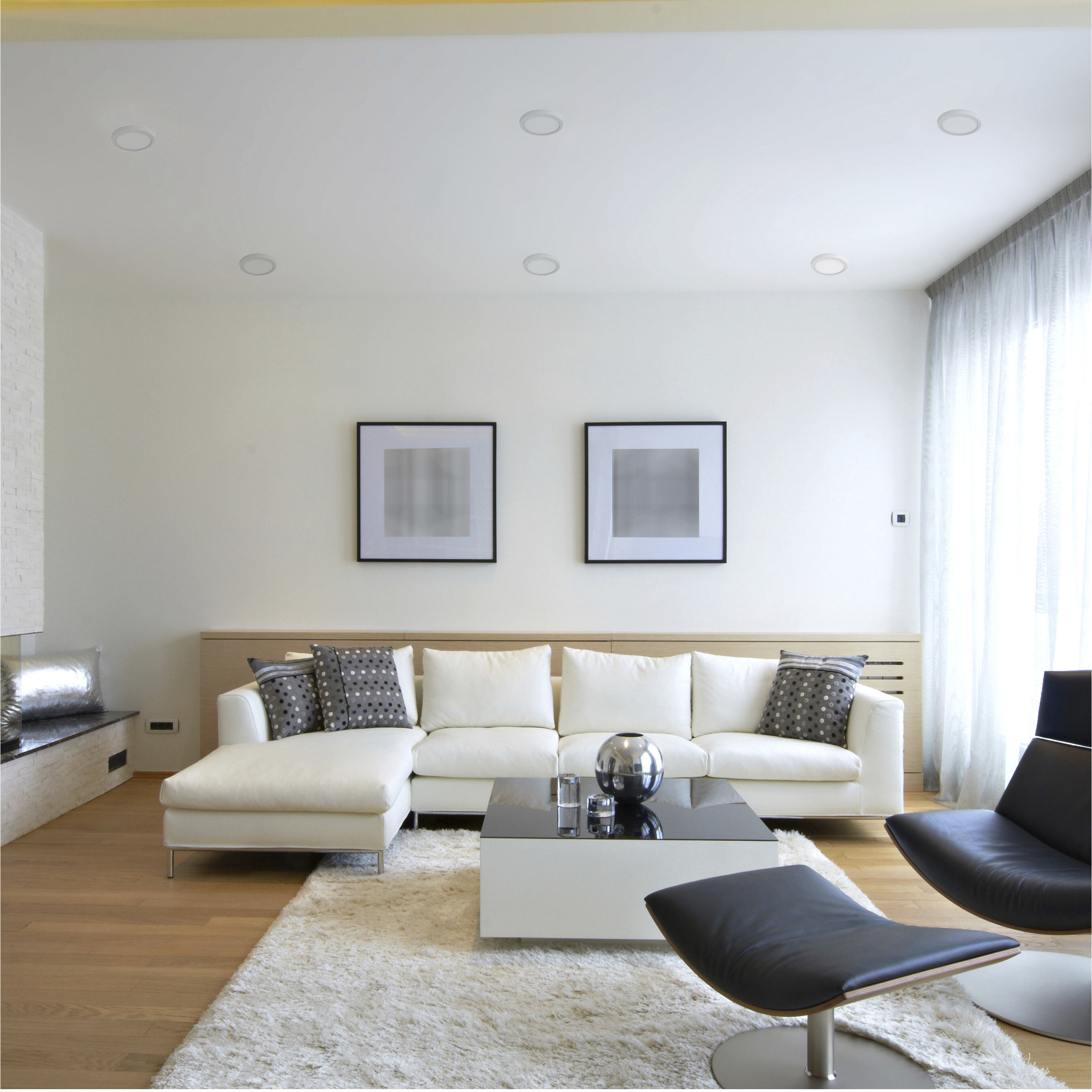 Brentwood LED 7 inch White Edge Lit Ceiling Light