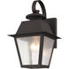 Mansfield 1 Light 13 inch Bronze Outdoor Wall Lantern