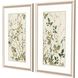 Florals Collection Angled Profile Champagne Gold Framed Art