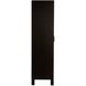 Soko Ivory and Ebony and Vintage Brass Cocktail Cabinet