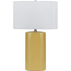 Minorca 27 inch 150 watt Yellow Table Lamp Portable Light
