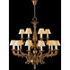 Mariner Luxury LED 42.52 inch Aged Bronze Chandelier Ceiling Light