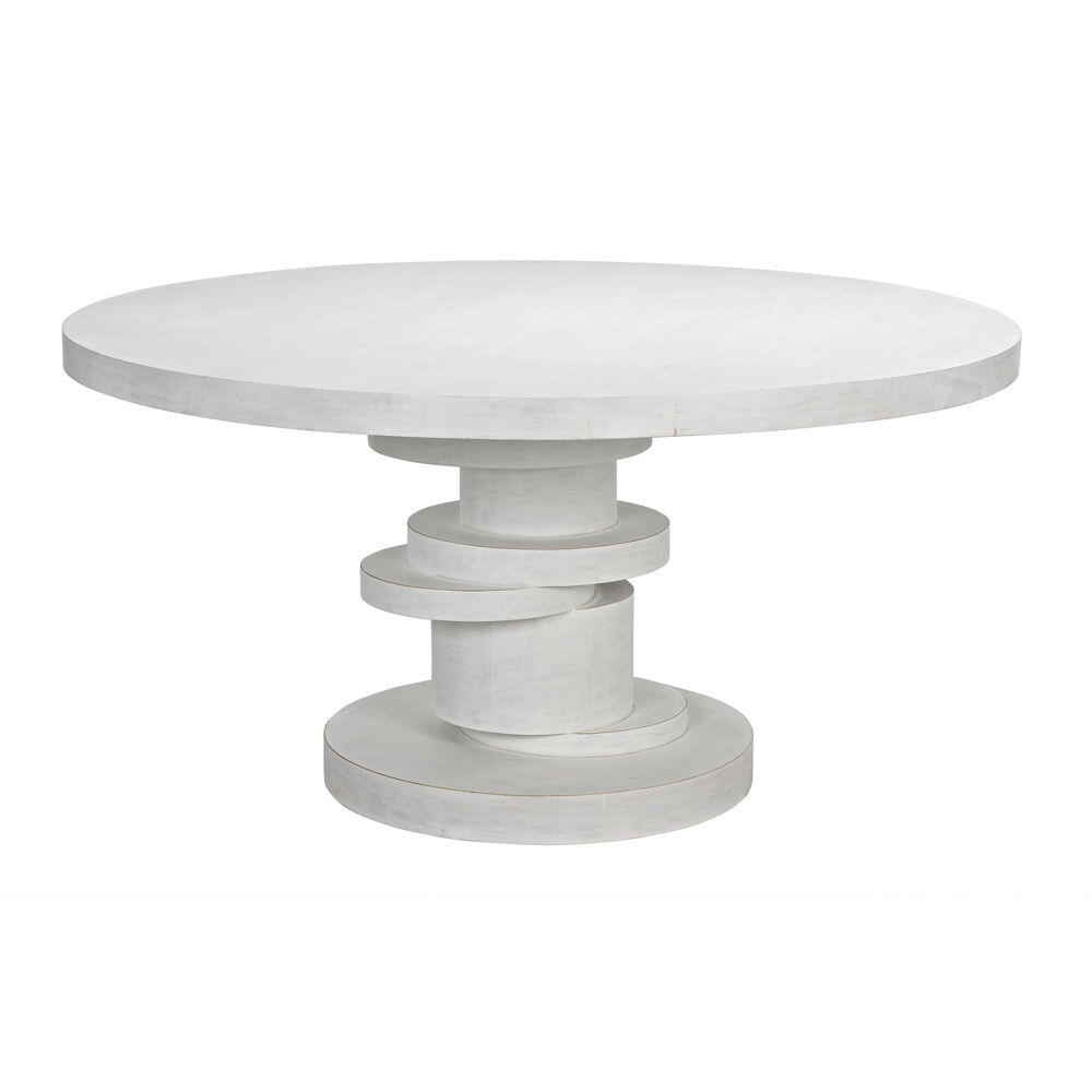 Hugo 60 X 60 inch White Wash Dining Table