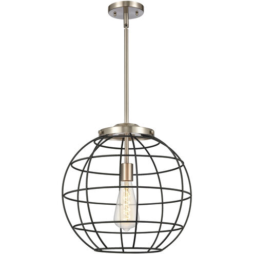Lake Placid 1 Light 16 inch Satin Nickel Pendant Ceiling Light
