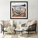 Lake Life Brown and Blue and Multi Framed Art