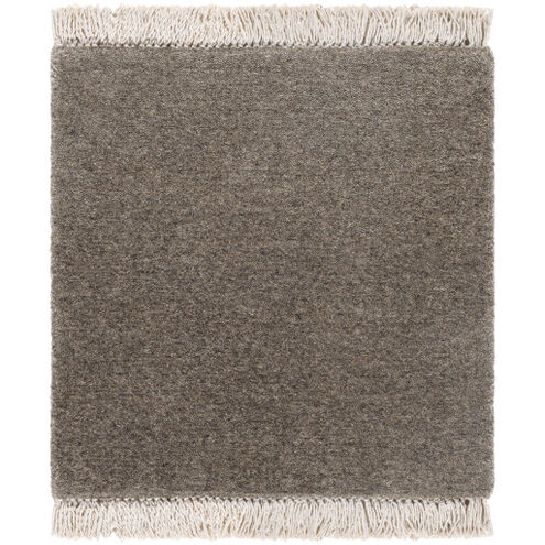 Evergreen 72 X 48 inch Dark Grey/Prairie Dust/Light Silver/Taupe Handmade Rug in 4 x 6