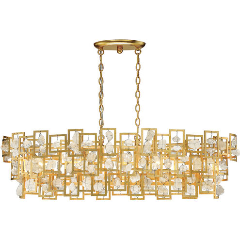 Elrose 5 Light 17 inch Gold Leaf Chandelier Ceiling Light