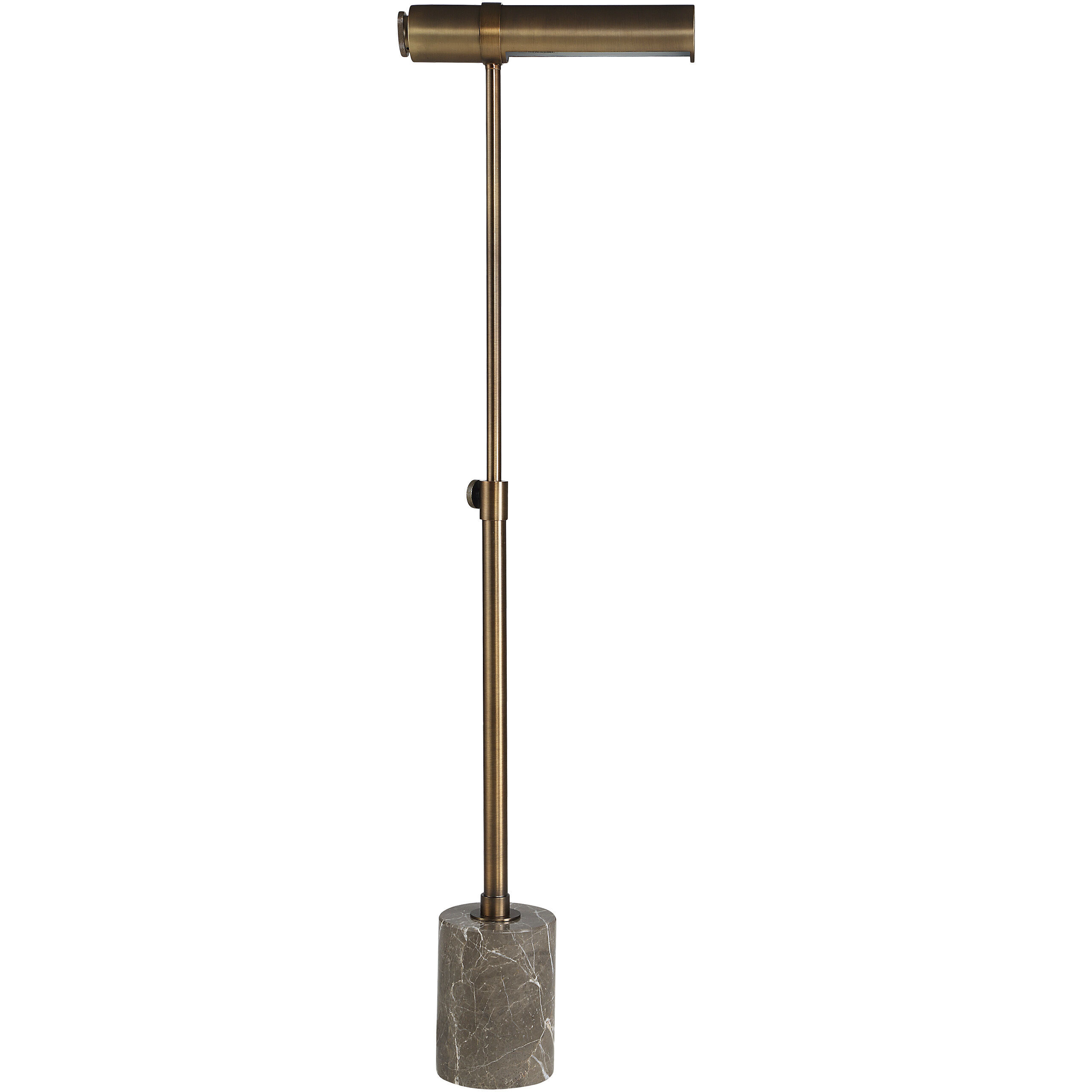 Gusle 55 inch Dark Antique Brushed Bronze Floor Lamp Portable Light