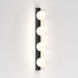Cabaret 4 Light 21.65 inch Matte Black Bathroom Wall Light