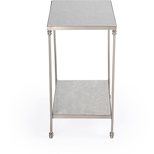 Imogen Marble Side Table in White