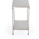 Imogen Marble Side Table in White