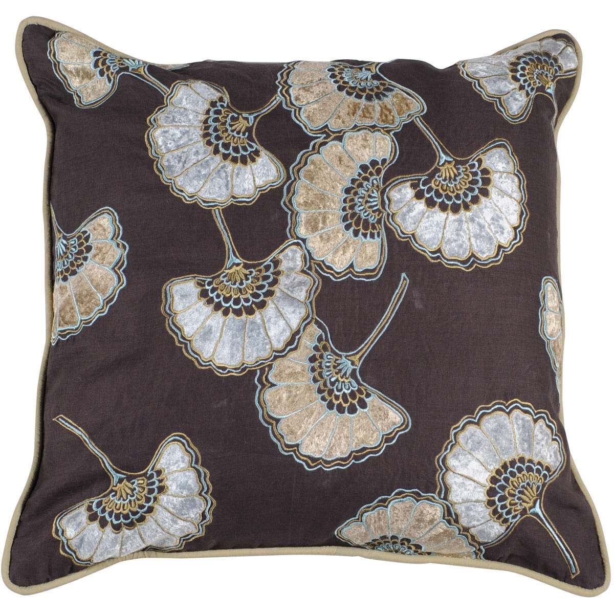 Navy and tan pillows sales