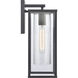 Augusta 1 Light 16 inch Matte Black Outdoor Sconce