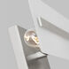 Dex 2 Light 4.75 inch Brushed Nickel Bath Vanity Wall Light