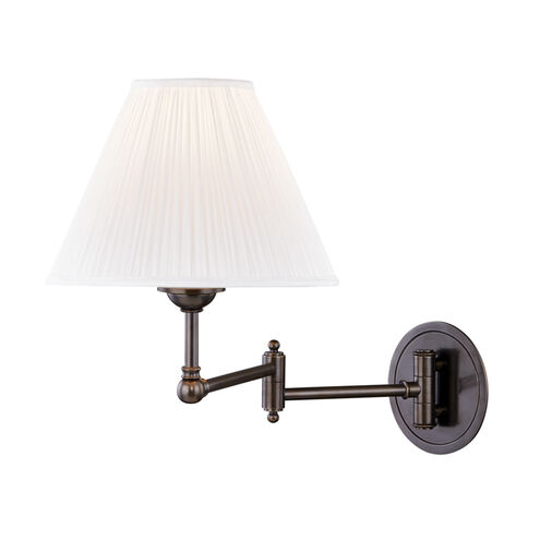 Signature No.1 19.75 inch 60.00 watt Distressed Bronze Swing-Arm Wall Sconce Wall Light