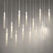 Magic 14 Light 10 inch Polished Nickel Multi-Light Pendant Ceiling Light