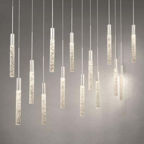Magic 14 Light 10 inch Polished Nickel Multi-Light Pendant Ceiling Light