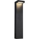 Evans 120-277V 24.00 watt Black Exterior Bollard