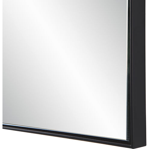 Titel 36 X 24 inch Matte Black Wall Mirror