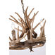 Canada 6 Light 27 inch Brown Antler Pendant Ceiling Light