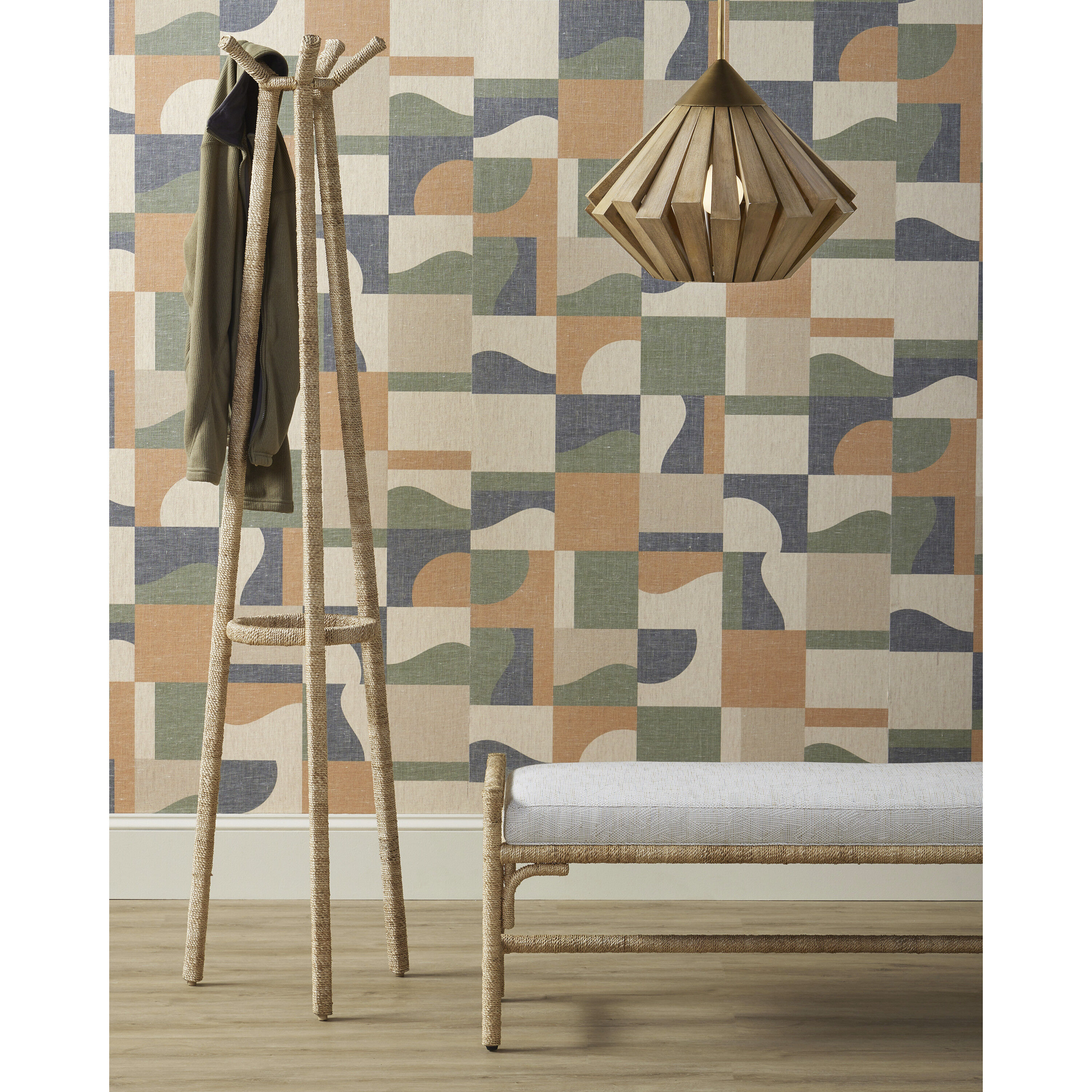 Plunge 1 Light 18 inch Brass and Toffee Pendant Ceiling Light