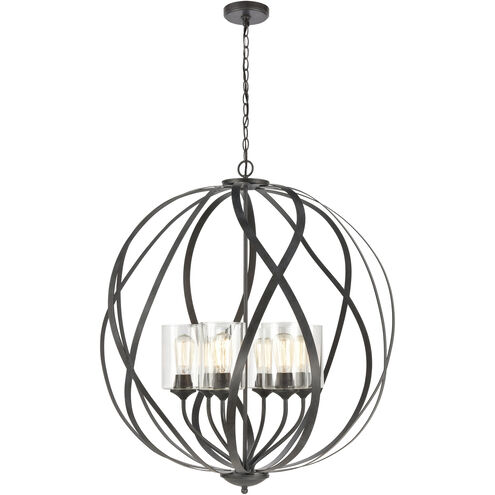 Daisy 6 Light 32 inch Midnight Bronze Chandelier Ceiling Light