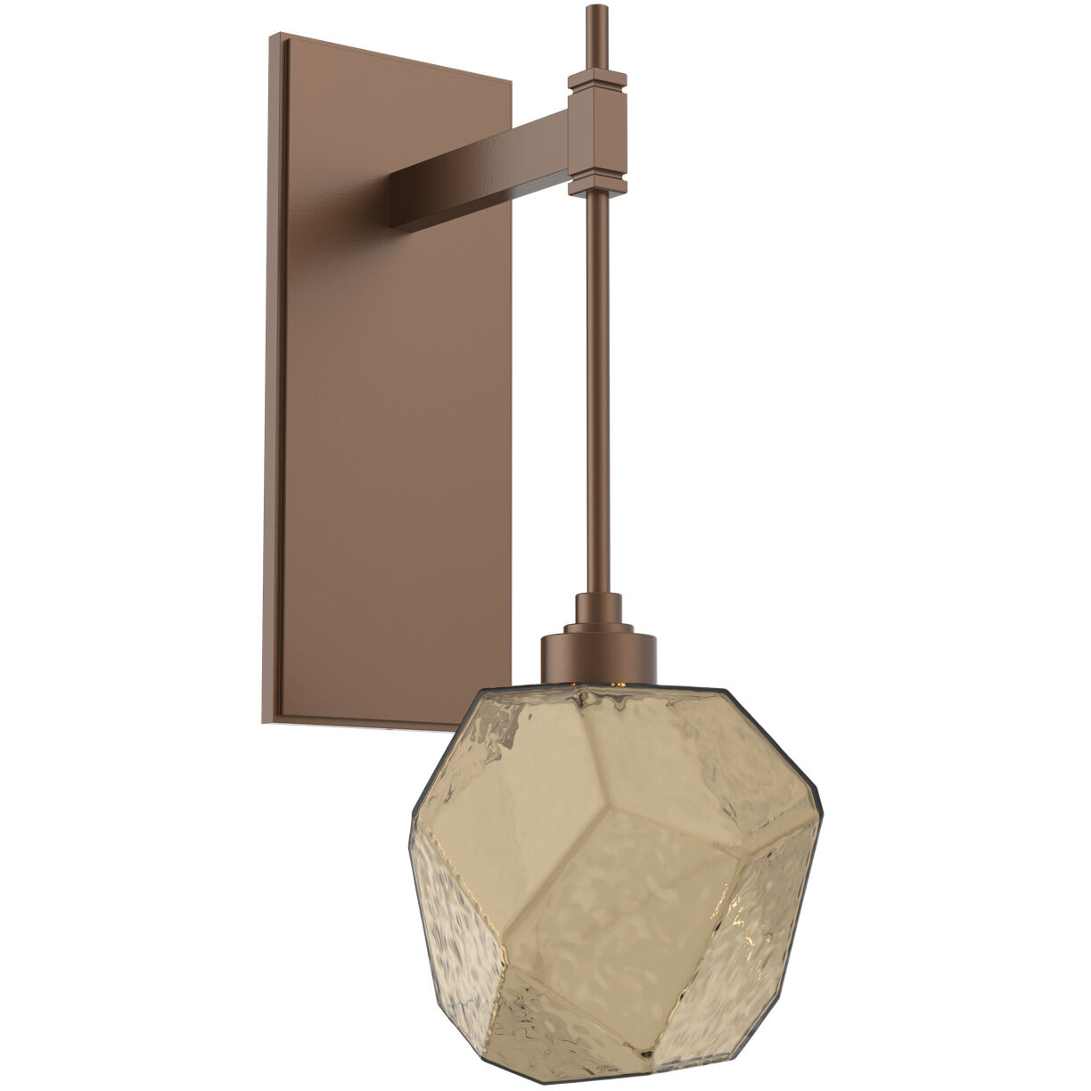 Gem LED 6.3 inch Burnished Bronze Indoor Sconce Wall Light in 2700K LED, Tempo