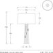 Follies 30 inch 60 watt Ivory and English Bronze Table Lamp Portable Light