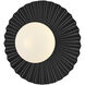 Stevie 1 Light 9.75 inch Black Flush Mount Ceiling Light, Small