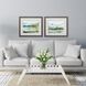 Landscapes Collection Green Framed Art