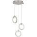 Hermosa 3 Light 11.75 inch Brushed Nickel Pendant Ceiling Light