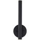 Forest LED 4.75 inch Matte Black Wall Sconce Wall Light in Matt black Steel