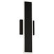 Bastone LED 18.03 inch Black Outdoor Wall Light in 3500K, dweLED