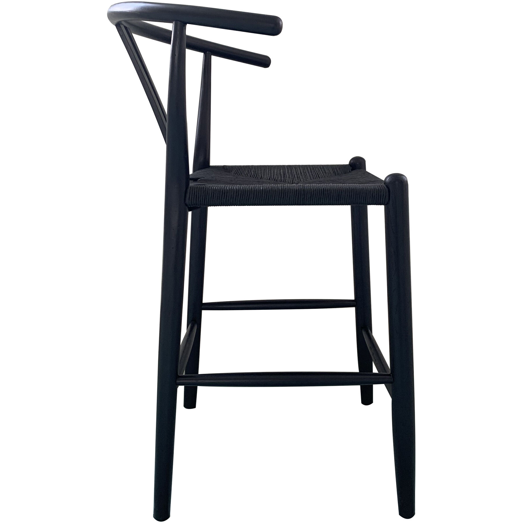 Ventana 38 inch Black Counter Stool