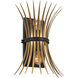 Homestead Baile 2 Light 8 inch Black Wall Sconce Wall Light, Baile